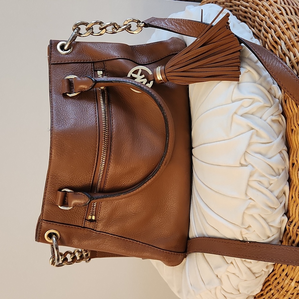 Michael Kors Leather Satchel Bag